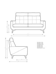 John Lewis Barbican Medium 2 Seater High Back Sofa, Light Leg, Aquaclean Connie Grey - thumbnail 2