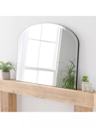 Yearn Delicacy Overmantel Wood Frame Wall Mirror, 69 x 91cm