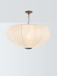 John Lewis Maple Pendant Ceiling Light, Ivory - thumbnail 1
