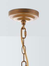 John Lewis Maple Pendant Ceiling Light, Ivory - thumbnail 5