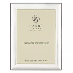 Carrs Berkeley Plain Photo Frame, Sterling Silver - thumbnail 1