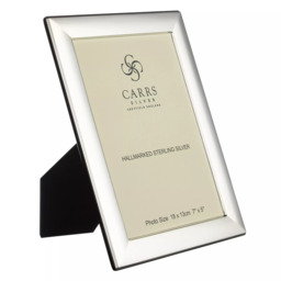 Carrs Berkeley Plain Photo Frame, Sterling Silver - thumbnail 4