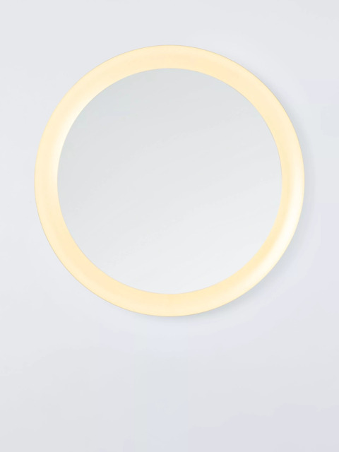 John Lewis Illuminated Round Bathroom Tray Mirror - image 1