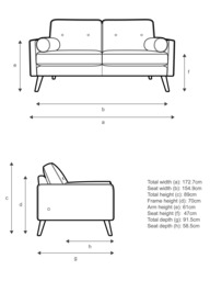 G Plan Vintage The Sixty Five Medium 2 Seater Sofa - thumbnail 2