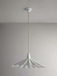 Original BTC Christie Bone China Pendant Ceiling Light, 47cm, Natural - thumbnail 2