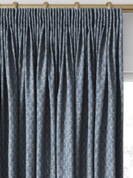 Clarke & Clarke Trelica Made to Measure Curtains & Roman Blind, Denim - thumbnail 2