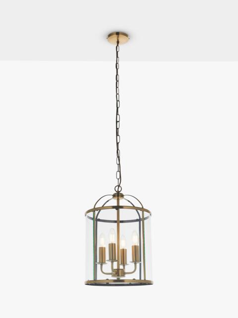 Bay Lighting Stockwell 4 Lamp Glass Pendant Ceiling Light, Metallic Brass - image 1