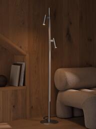 Nordlux Makoto Floor Lamp, Satin Chrome - thumbnail 6
