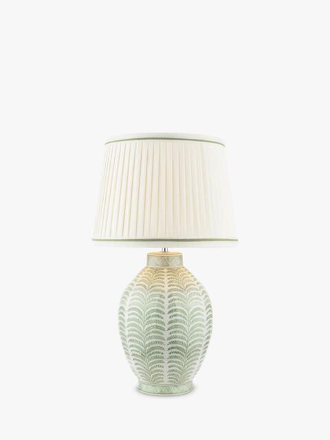 Laura Ashley Stannard Ceramic Base Table Lamp, Green - image 1