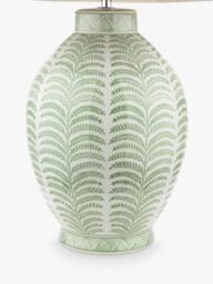 Laura Ashley Stannard Ceramic Base Table Lamp, Green - thumbnail 5
