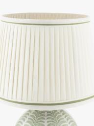 Laura Ashley Stannard Ceramic Base Table Lamp, Green - thumbnail 4
