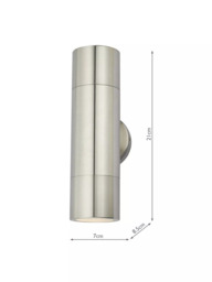 Där Ortega LED Uplighter/Downlighter Outdoor Wall Light - thumbnail 5