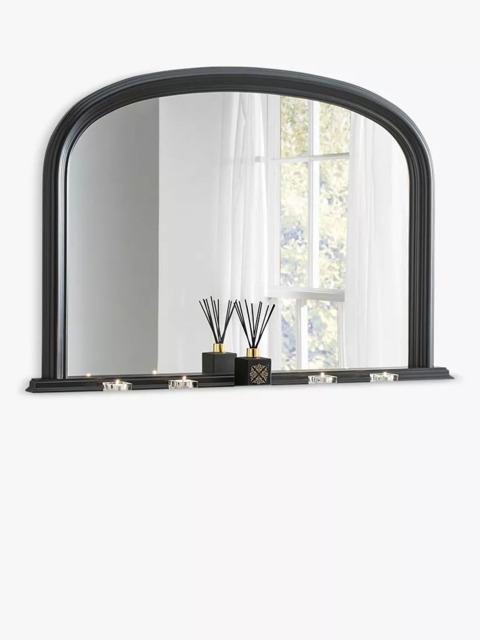 Yearn Ribbed Overmantel Wall Mirror, 77 x 112cm - image 1