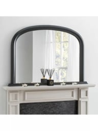 Yearn Ribbed Overmantel Wall Mirror, 77 x 112cm - thumbnail 2
