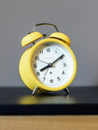 Newgate Clocks Charlie Twin Bell Echo Silent Sweep Analogue Alarm Clock - thumbnail 2