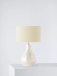 John Lewis Pearl Dual-Lit Capiz Shell Table Lamp