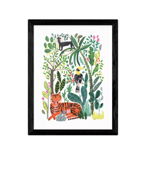 EAST END PRINTS Darcie Olley 'Indian Jungle' Framed Print - image 1