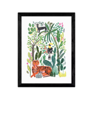 EAST END PRINTS Darcie Olley 'Indian Jungle' Framed Print - thumbnail 1