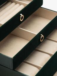 WOLF Zoe Velvet Jewellery Box, Large - thumbnail 5