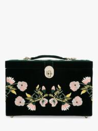WOLF Zoe Velvet Jewellery Box, Large - thumbnail 1