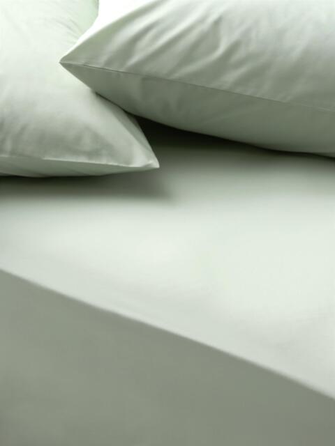 John Lewis Egyptian Cotton Percale Easy Care 260 Thread Count Deep Fitted Sheet - image 1