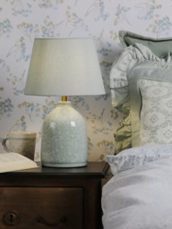 Laura Ashley Campion Table Lamp, Light Blue - thumbnail 2