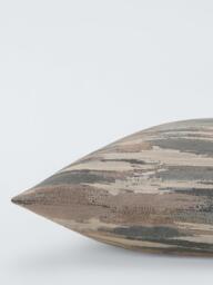 John Lewis Brushstroke Stripe Cushion, Natural - thumbnail 3