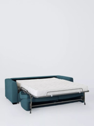John Lewis Slumber Large 3 Seater Sofa Bed, Dark Leg - thumbnail 4