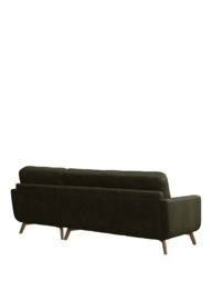 John Lewis Barbican RHF Chaise Leather Sofa, Light Leg - thumbnail 4