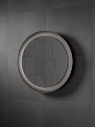 John Lewis Illuminated Round Bathroom Tray Mirror - thumbnail 2