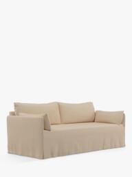 The Conran Shop Nicholson Loose Cover 3 Seater Sofa, Flax Linen - thumbnail 5