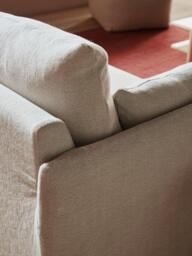The Conran Shop Nicholson Loose Cover 3 Seater Sofa, Flax Linen - thumbnail 3