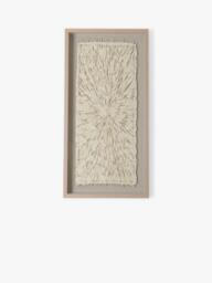 Neptune Overton Rectangular Paper Framed Wall Art, 120 x 60cm, Natural Beige