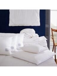 Gingerlily Silk Blend Standard Pillow, White - thumbnail 2