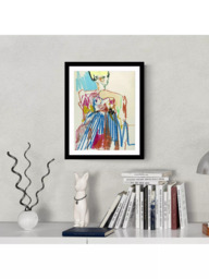 John Lewis Tony Green 'Camille' Framed Print & Mount, 53.5 x 43.5cm, Multi/Black - thumbnail 2