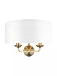 Laura Ashley Sorrento Double Wall Light - thumbnail 3