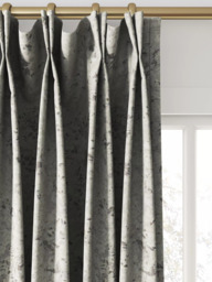 Harlequin Aconite Made to Measure Curtains or Roman Blind, Steel/Chalk - thumbnail 4