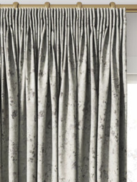 Harlequin Aconite Made to Measure Curtains or Roman Blind, Steel/Chalk - thumbnail 2