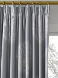 Harlequin Amity Made to Measure Curtains or Roman Blind, Slate/Gold - thumbnail 2
