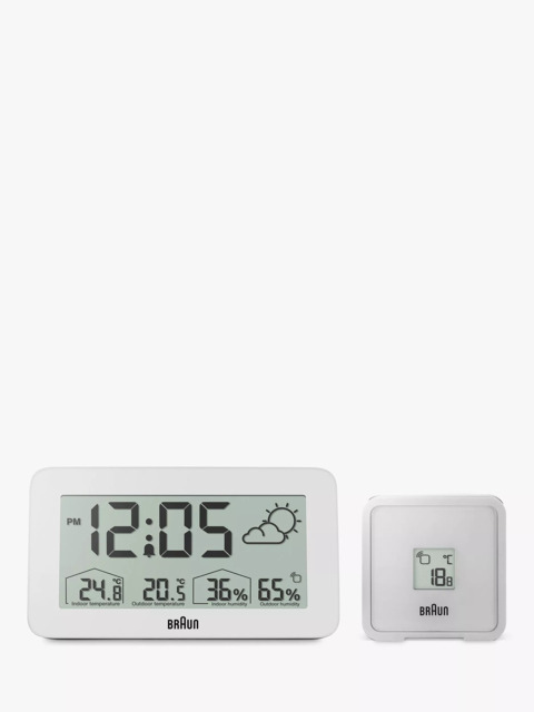 Braun BC13 Digital Weather Station Clock - image 1