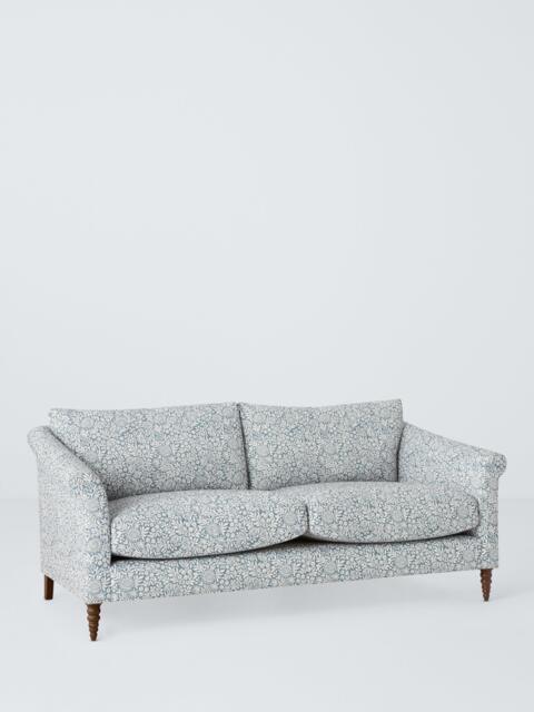 John Lewis Sloane Large 3 Seater Sofa, Dark Leg, Hidcote Blue - image 1
