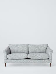 John Lewis Sloane Large 3 Seater Sofa, Dark Leg, Hidcote Blue - thumbnail 3