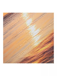 John Lewis Mike Shepherd 'Ebb & Flow' Embellished Framed Print & Mount, 55 x 110cm, Orange/Multi - thumbnail 2