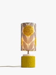 Orla Kiely Blossom Table Lamp, Yellow - thumbnail 1