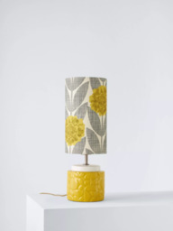 Orla Kiely Blossom Ceramic Table Lamp, Yellow - thumbnail 3