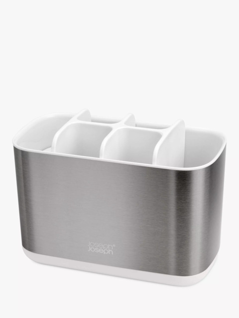 Joseph Joseph Easy Store Large Toothbrush Caddy, Stainless Steel - image 1