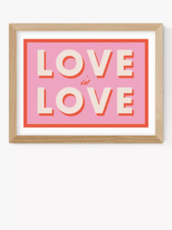 EAST END PRINTS Studio Eleni 'Love is Love' Framed Print