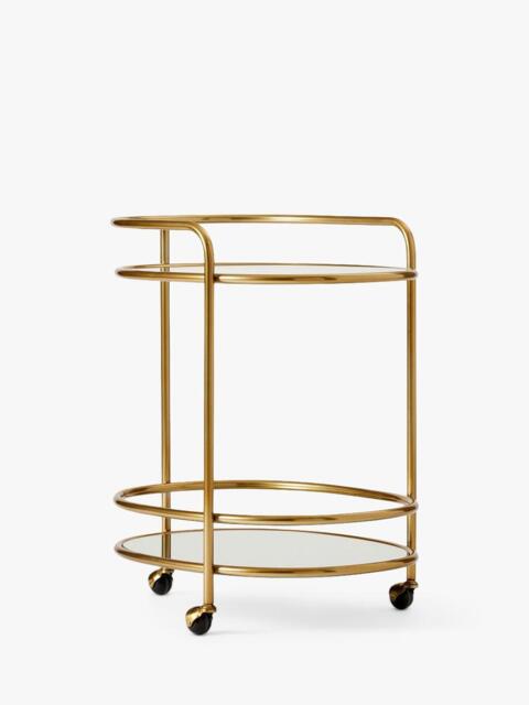 west elm Albee Bar Cart, Antique Brass - image 1
