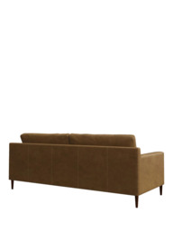 John Lewis Draper II Large 3 Seater Leather Sofa, Dark Leg - thumbnail 4