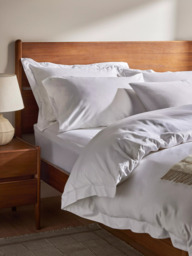 John Lewis Soft & Silky Egyptian Cotton Sateen 400 Thread Count Deep Fitted Sheet - thumbnail 2